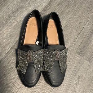 Women Size 11 black loafers- a new day